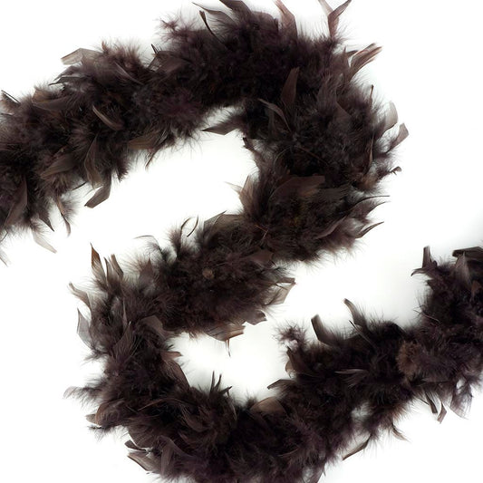 Chandelle Feather Boa - Lightweight - Brown - Chandelle Boa