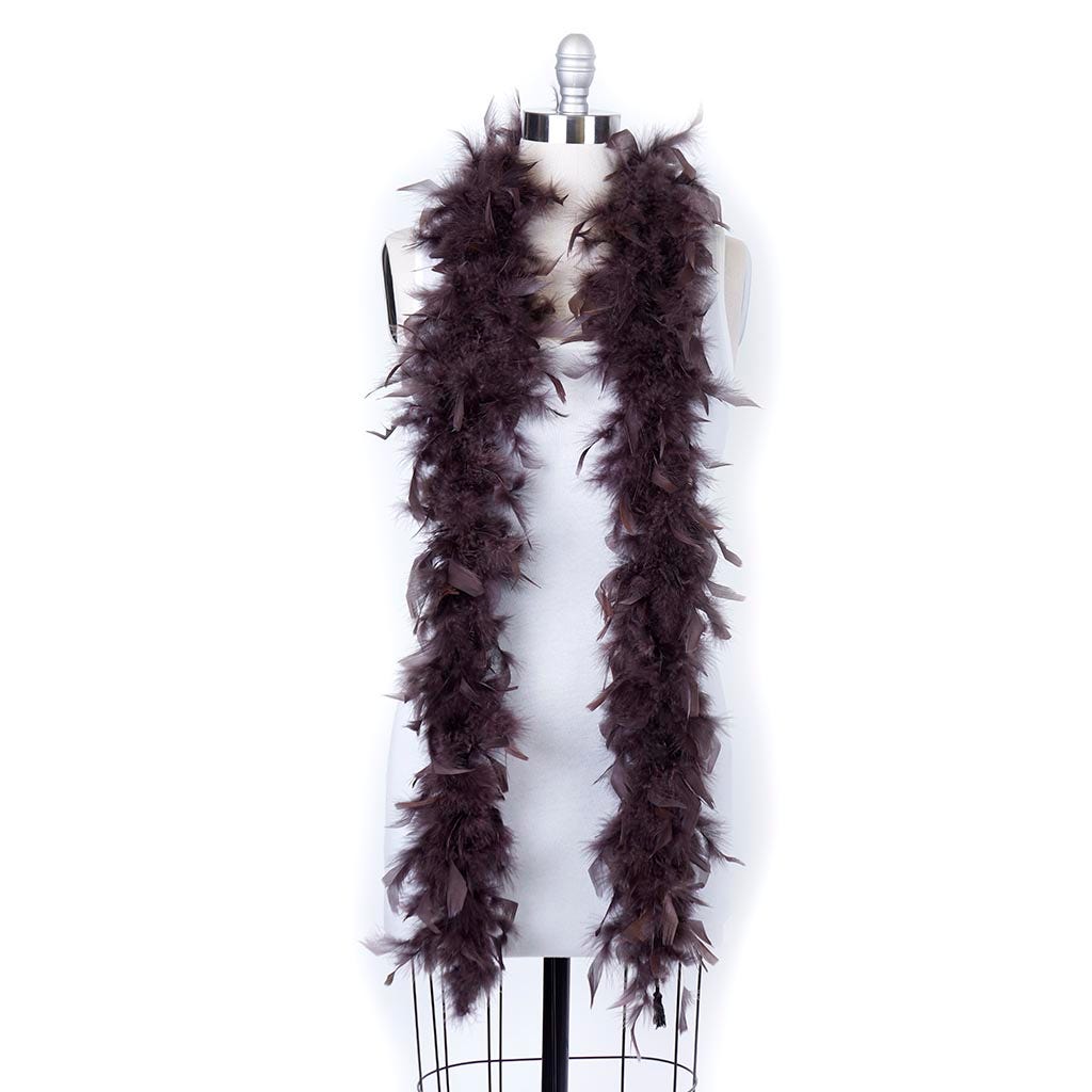 Chandelle Feather Boa - Lightweight - Brown - Chandelle Boa