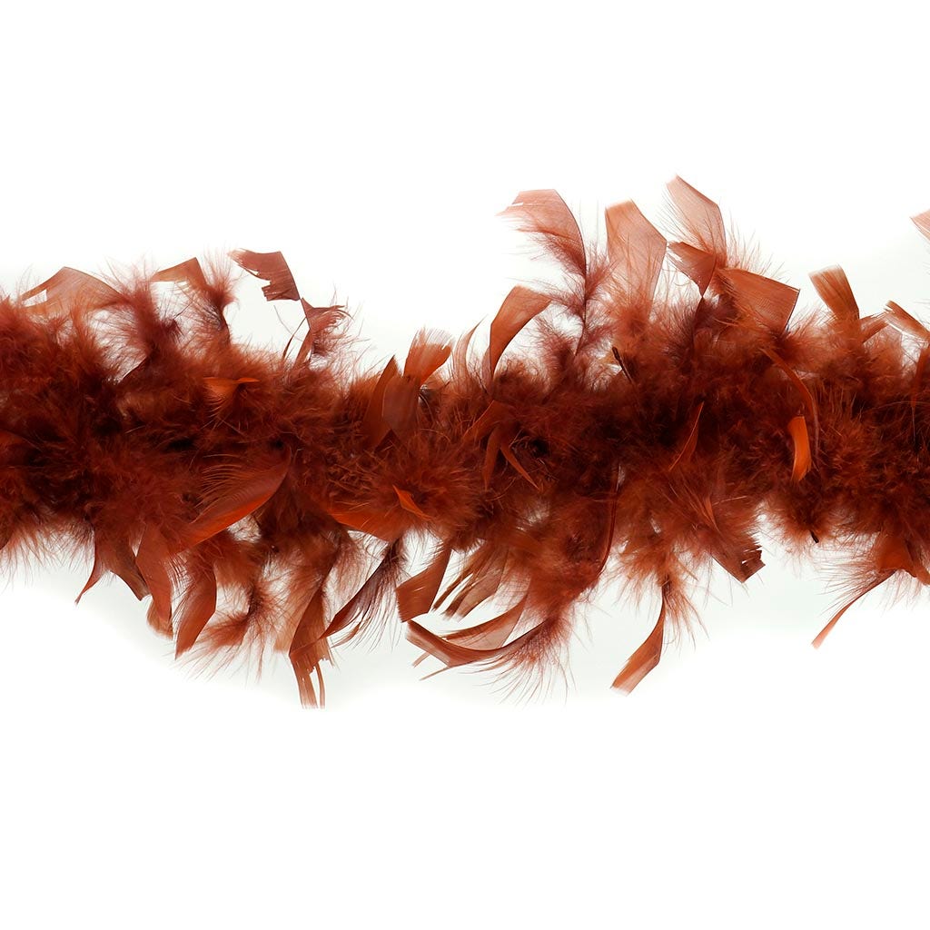 Chandelle Feather Boa - Lightweight - Copper - Chandelle Boa