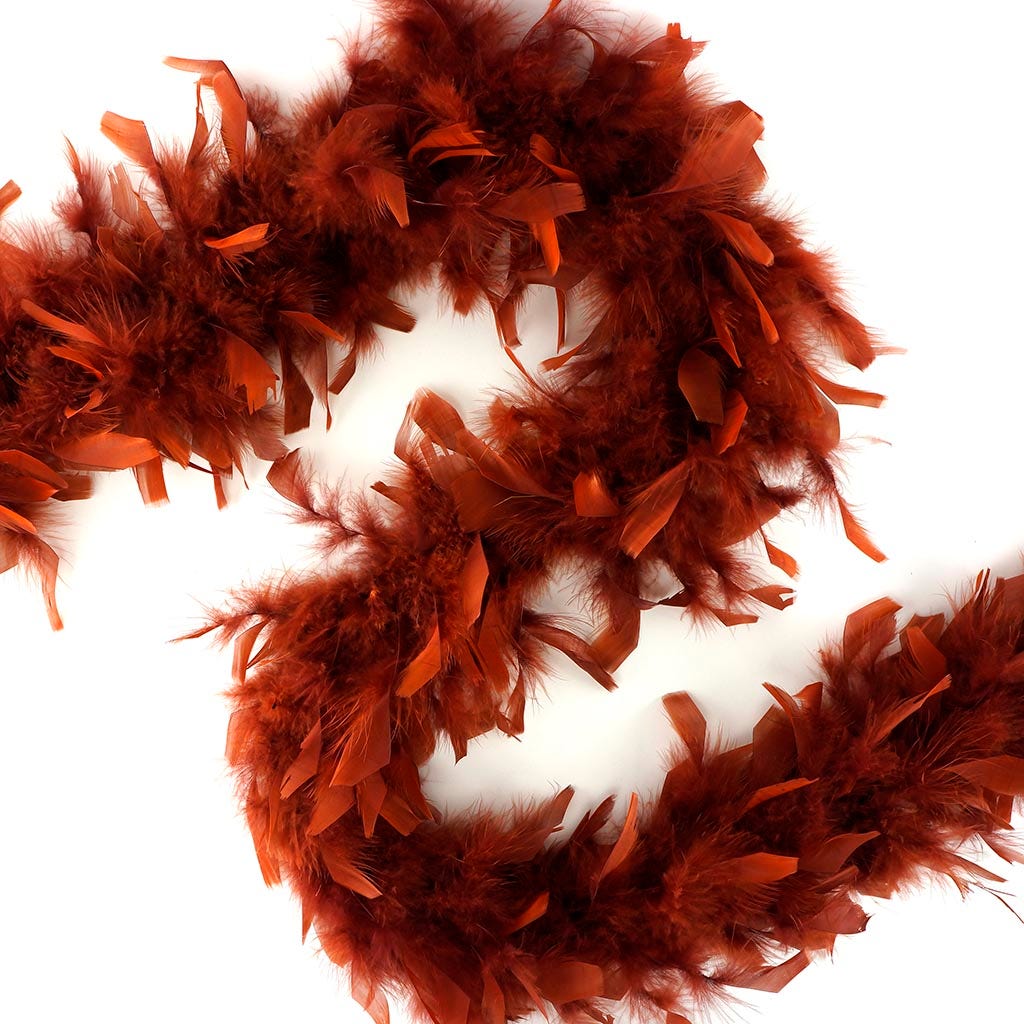 Chandelle Feather Boa - Lightweight - Copper - Chandelle Boa