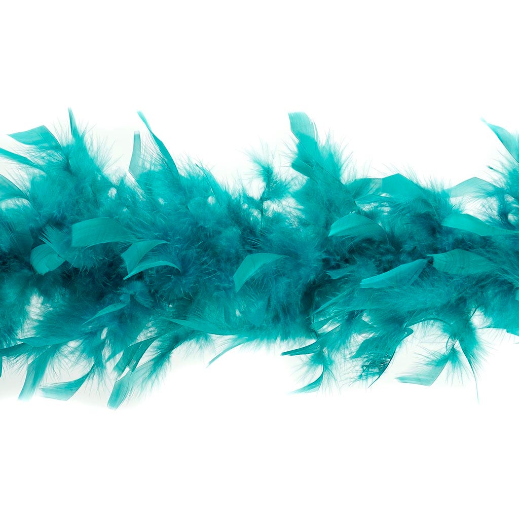 Chandelle Feather Boa - Lightweight - Dark Aqua - Chandelle Boa