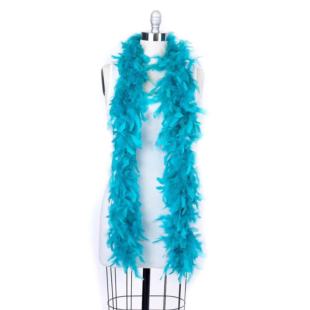 Chandelle Feather Boa - Lightweight - Dark Aqua - Chandelle Boa