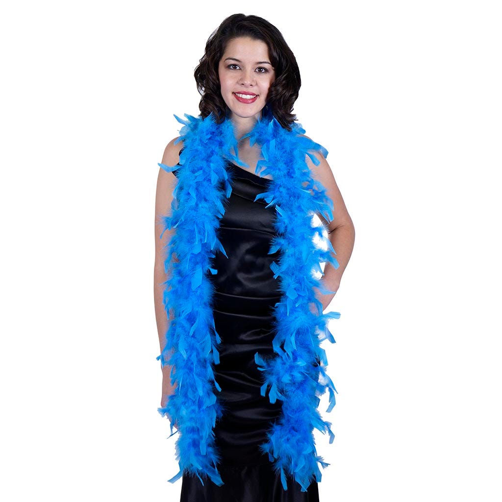 Chandelle Feather Boa - Lightweight- Dark Turquoise - Chandelle Boa