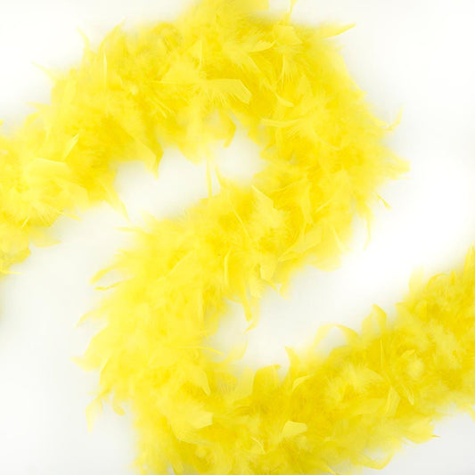 Chandelle Feather Boa - Lightweight - Fluorescent Yellow - Chandelle Boa