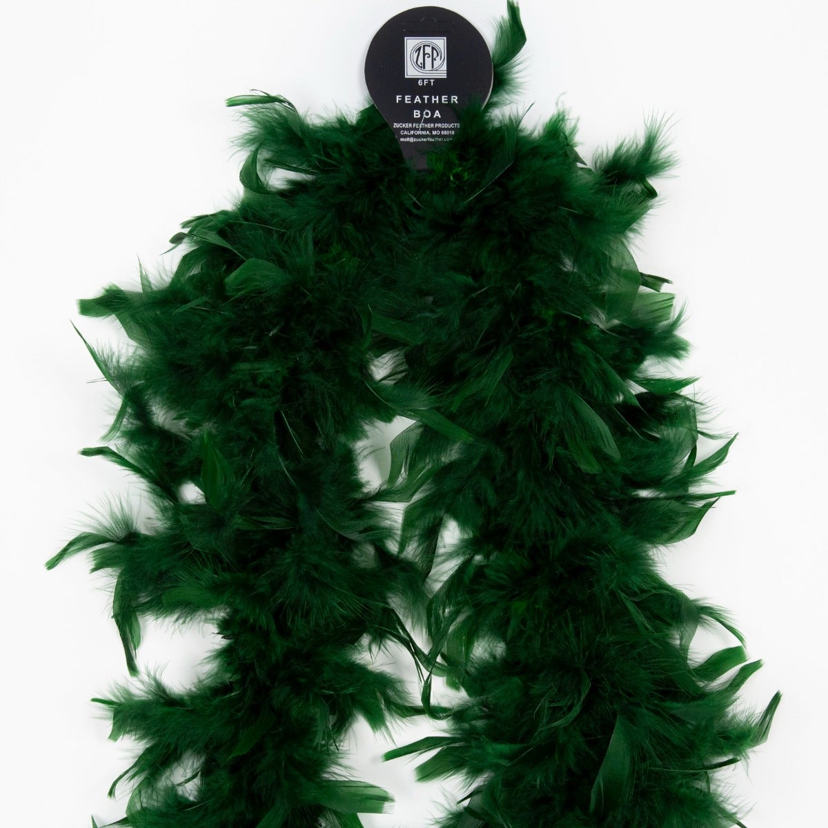 Chandelle Feather Boa - Lightweight - Forest Green - Chandelle Boa