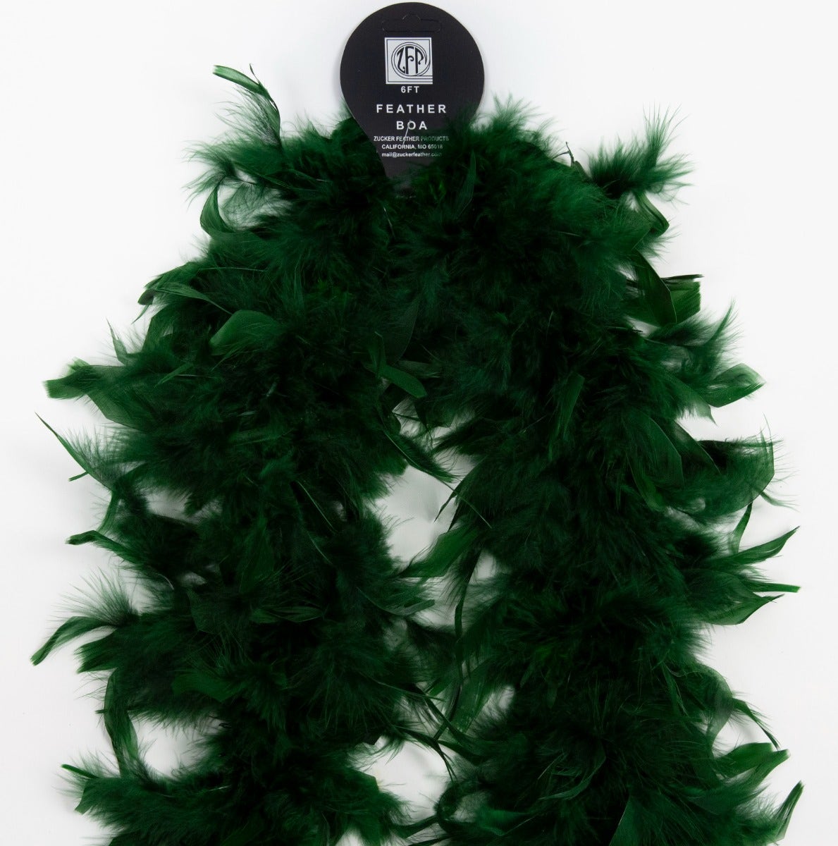 Chandelle Feather Boa - Lightweight - Forest Green - Chandelle Boa