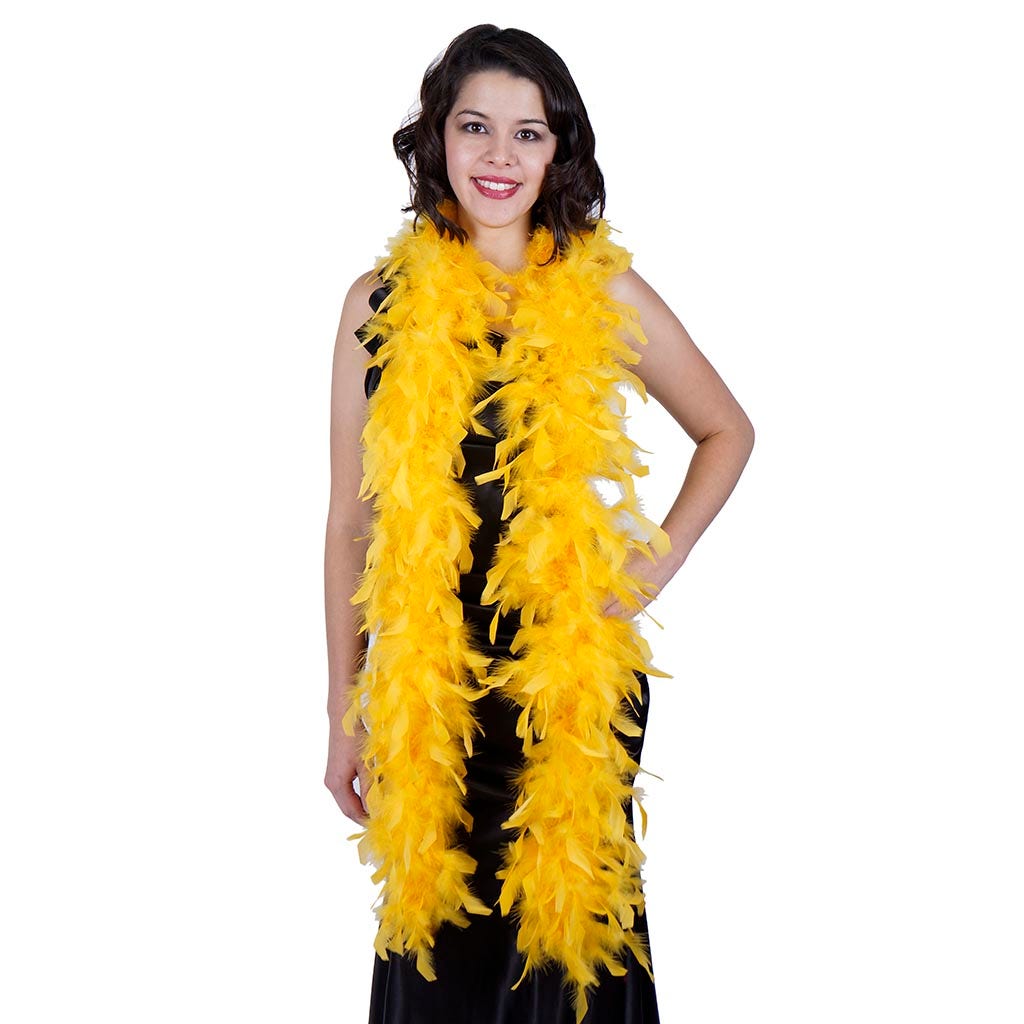 Chandelle Feather Boa - Lightweight - Gold - Chandelle Boa