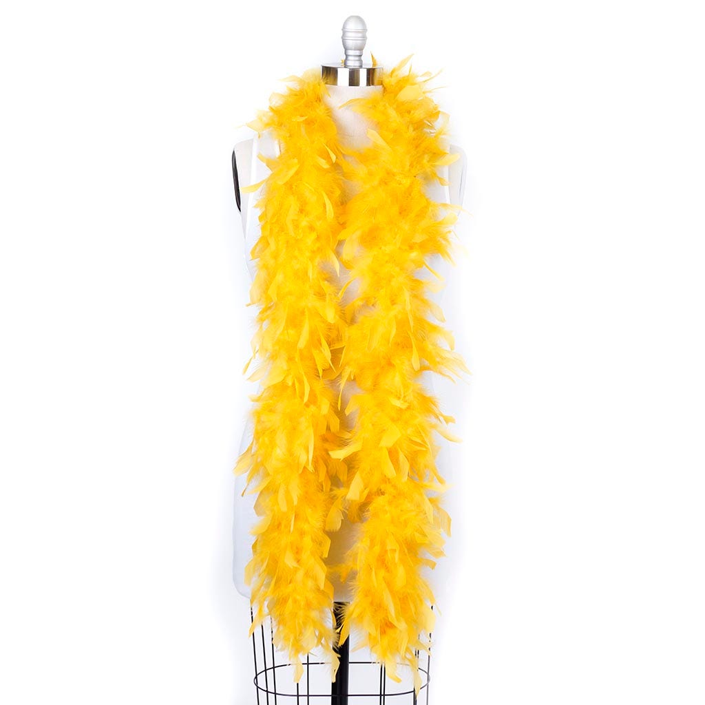 Chandelle Feather Boa - Lightweight - Gold - Chandelle Boa