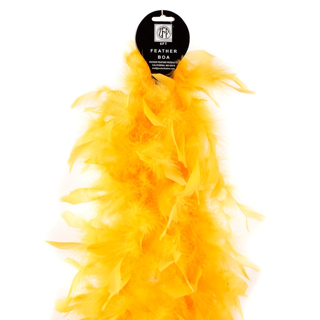 Chandelle Feather Boa - Lightweight - Gold - Chandelle Boa