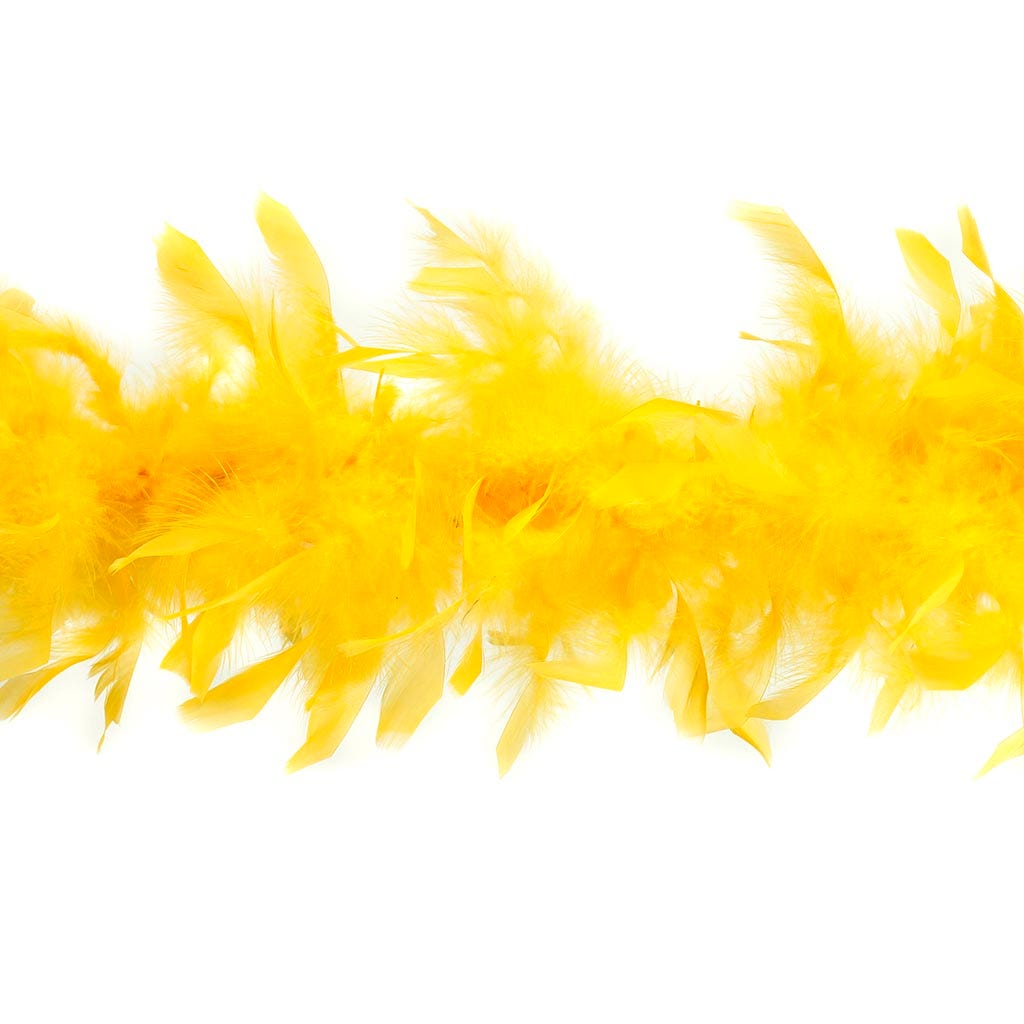 Chandelle Feather Boa - Lightweight - Gold - Chandelle Boa