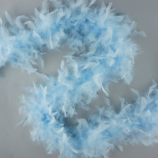 Chandelle Feather Boa - Lightweight - Light Blue - Chandelle Boa