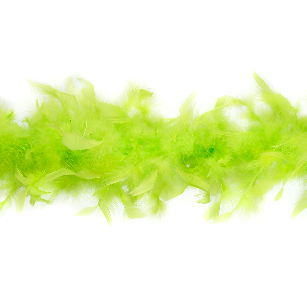 Chandelle Feather Boa - Lightweight - Lime - Chandelle Boa