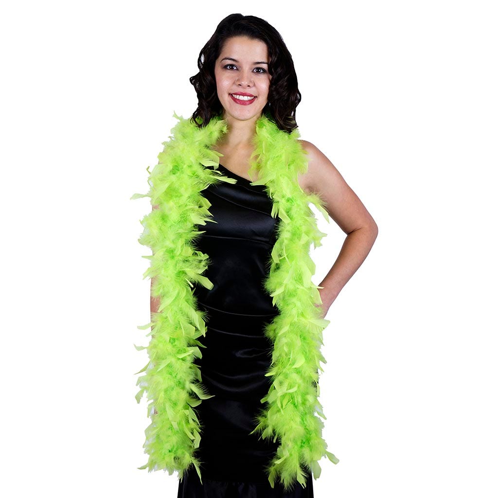 Chandelle Feather Boa - Lightweight - Lime - Chandelle Boa