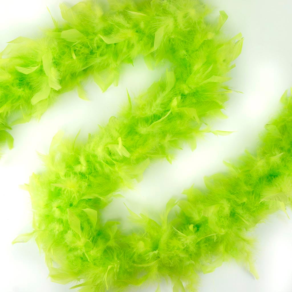 Chandelle Feather Boa - Lightweight - Lime - Chandelle Boa