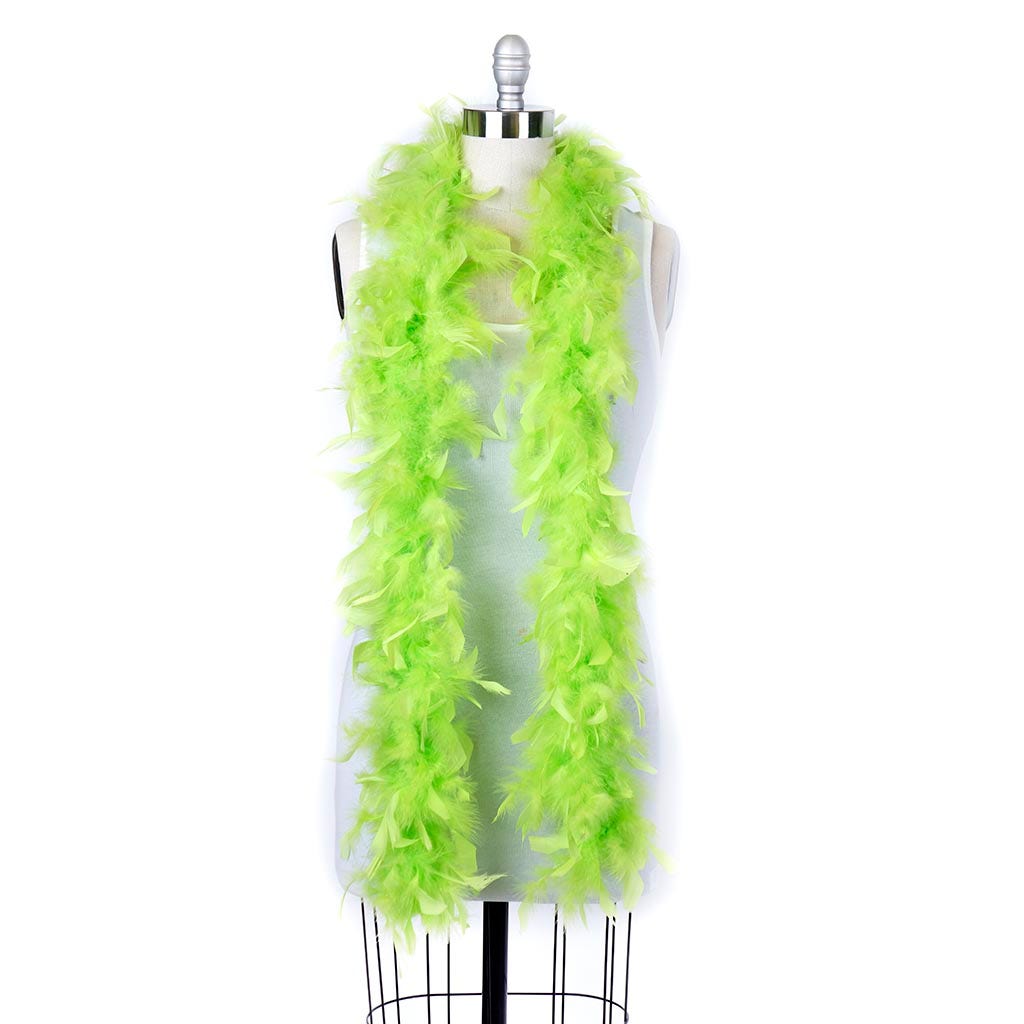 Chandelle Feather Boa - Lightweight - Lime - Chandelle Boa