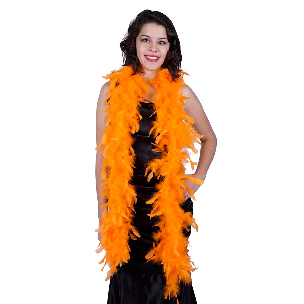 Chandelle Feather Boa - Lightweight - Mango - Chandelle Boa