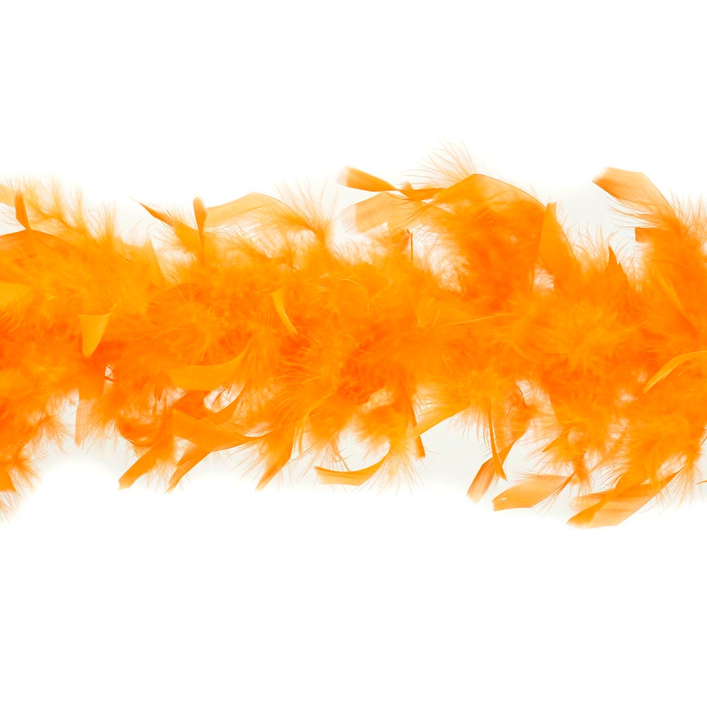 Chandelle Feather Boa - Lightweight - Mango - Chandelle Boa