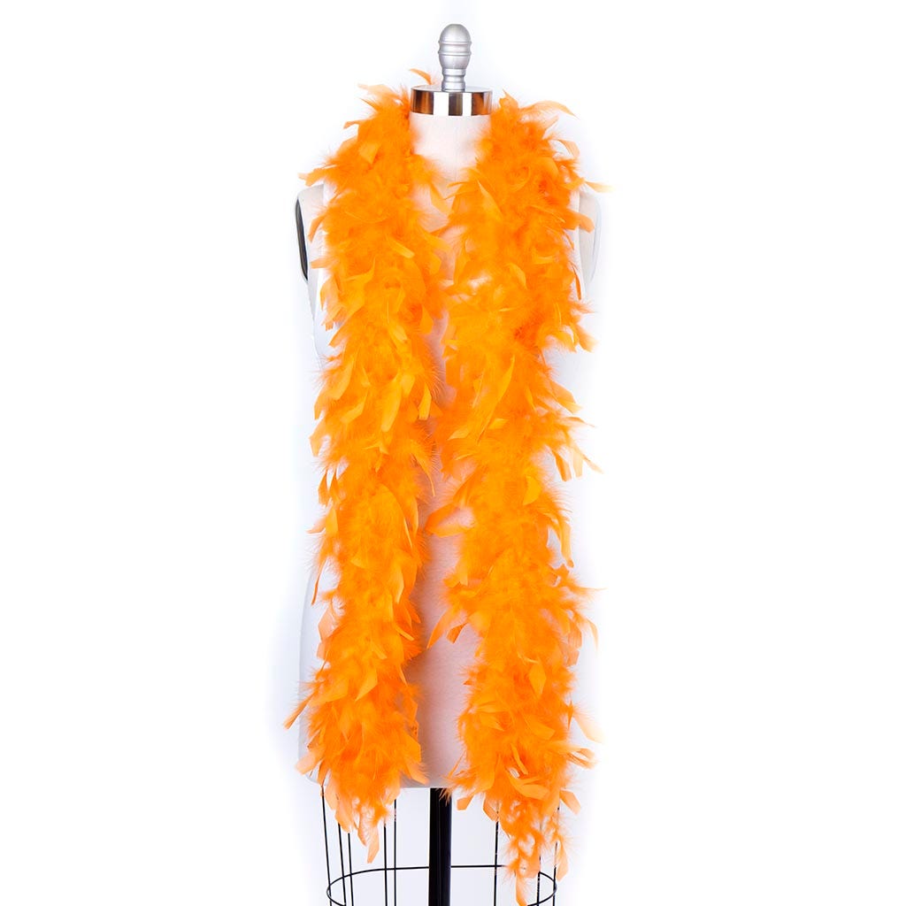 Chandelle Feather Boa - Lightweight - Mango - Chandelle Boa