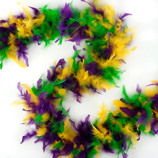 Chandelle Feather Boa - Lightweight - Mardigras Mix - Chandelle Boa