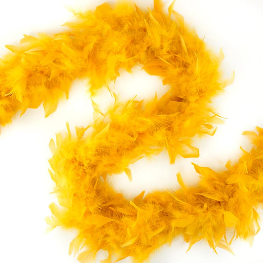 Chandelle Feather Boa - Lightweight - Marigold - Chandelle Boa