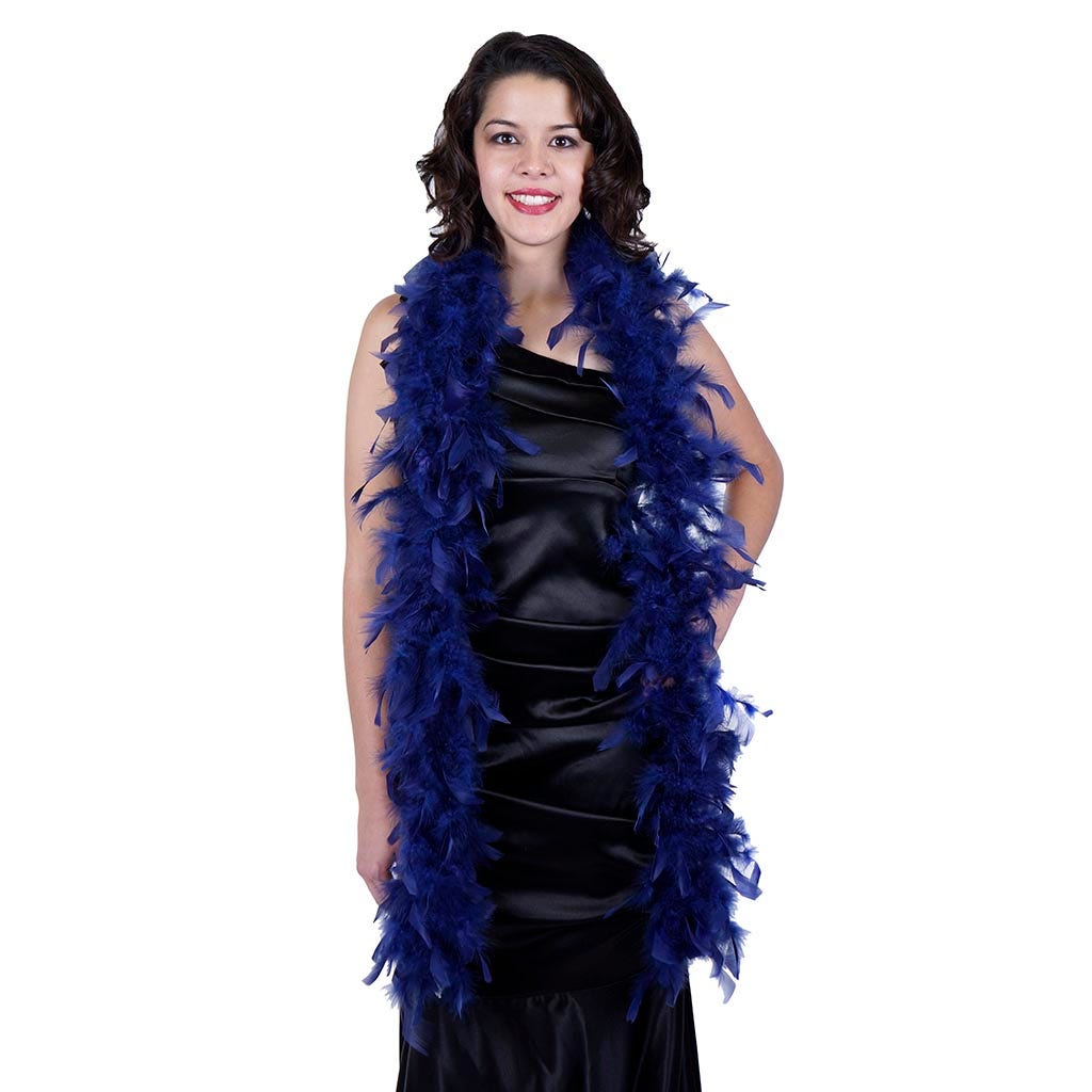 Chandelle Feather Boa - Lightweight - Navy - Chandelle Boa