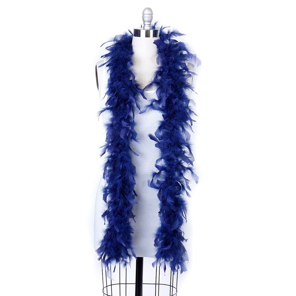 Chandelle Feather Boa - Lightweight - Navy - Chandelle Boa