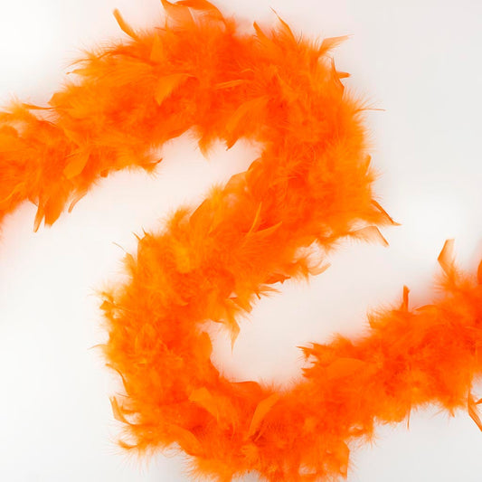 Chandelle Feather Boa - Lightweight - Orange - Chandelle Boa