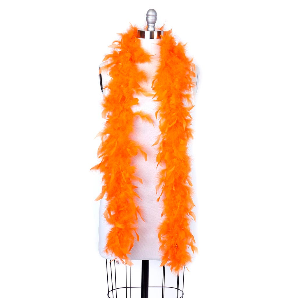 Chandelle Feather Boa - Lightweight - Orange - Chandelle Boa