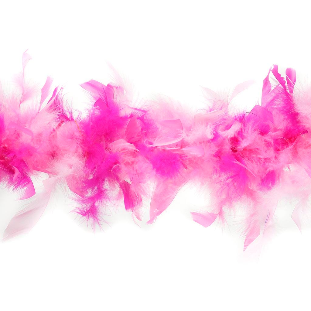 Chandelle Feather Boa - Lightweight - Pinks Mix - Chandelle Boa