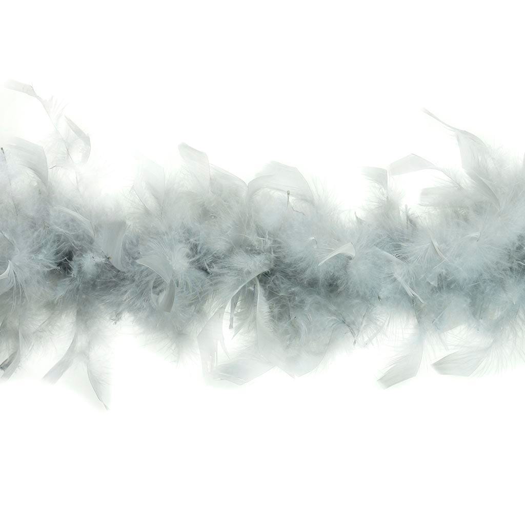 Chandelle Feather Boa - Lightweight - Silver - Chandelle Boa