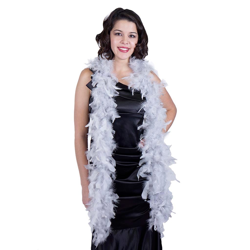 Chandelle Feather Boa - Lightweight - Silver - Chandelle Boa