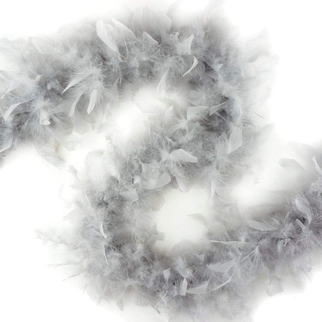 Chandelle Feather Boa - Lightweight - Silver - Chandelle Boa