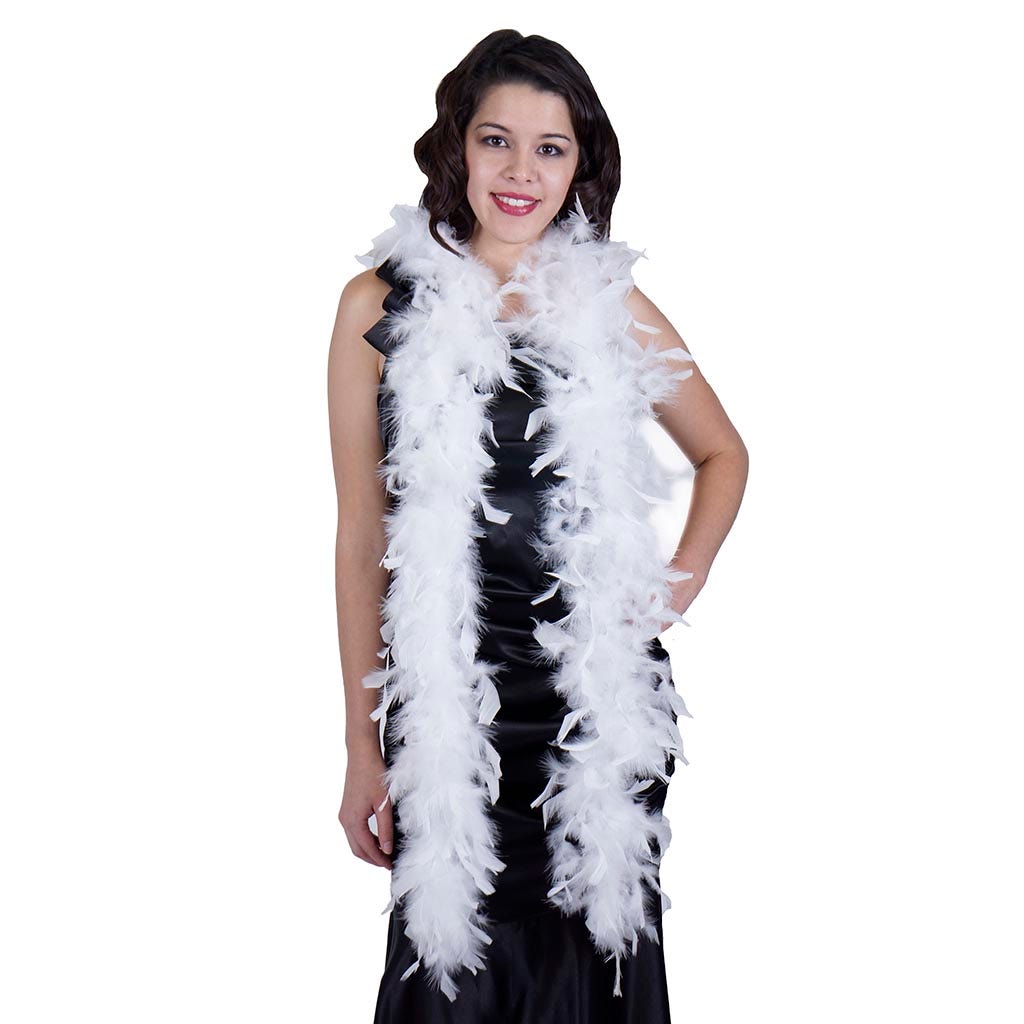 Chandelle Feather Boa - Lightweight - White - Chandelle Boa