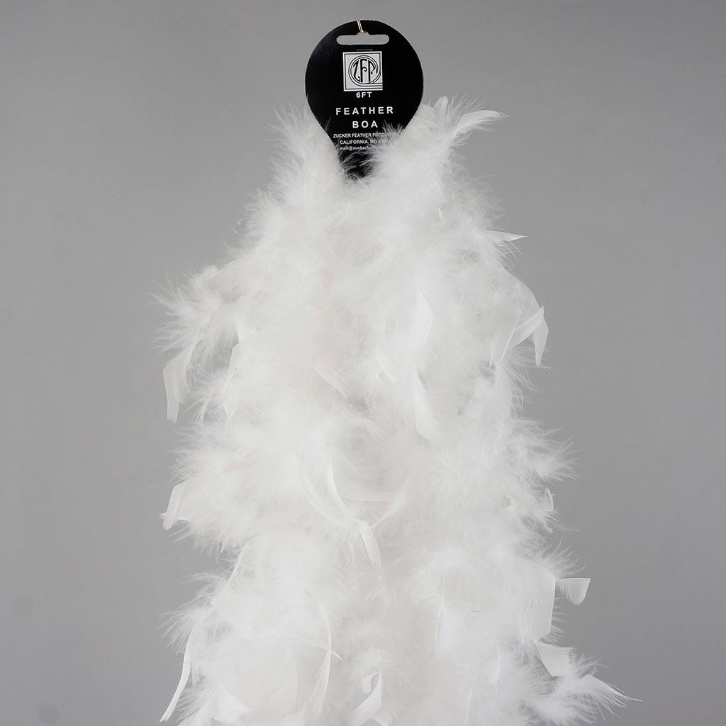 Chandelle Feather Boa - Lightweight - White - Chandelle Boa