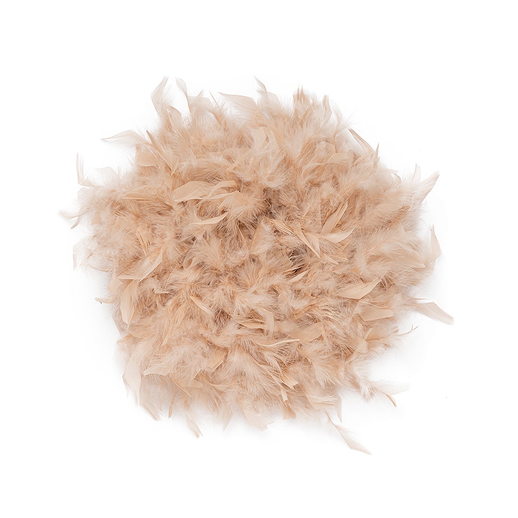 Chandelle Feather Boa - Medium Weight - Beige - Chandelle Boa