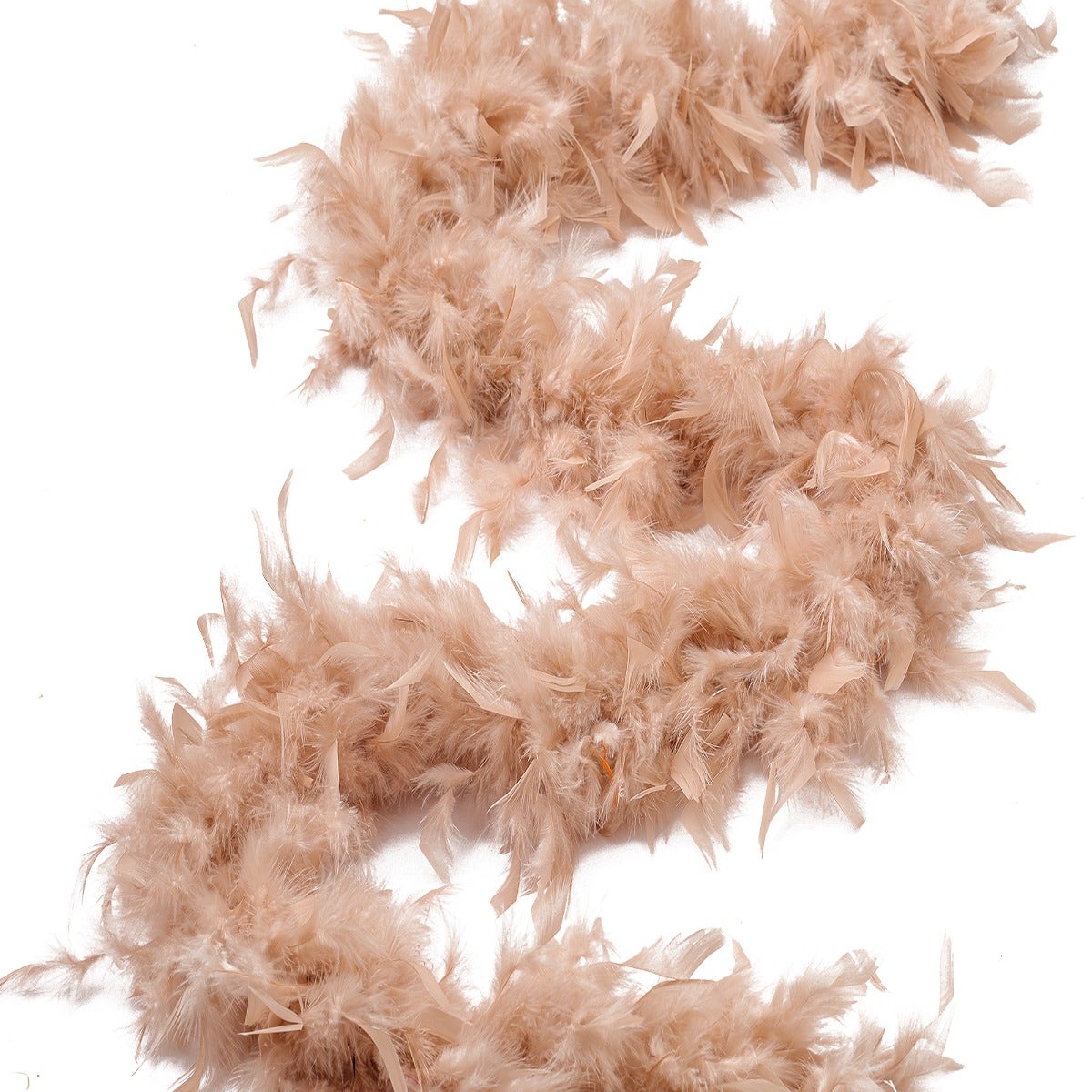 Chandelle Feather Boa - Medium Weight - Beige - Chandelle Boa