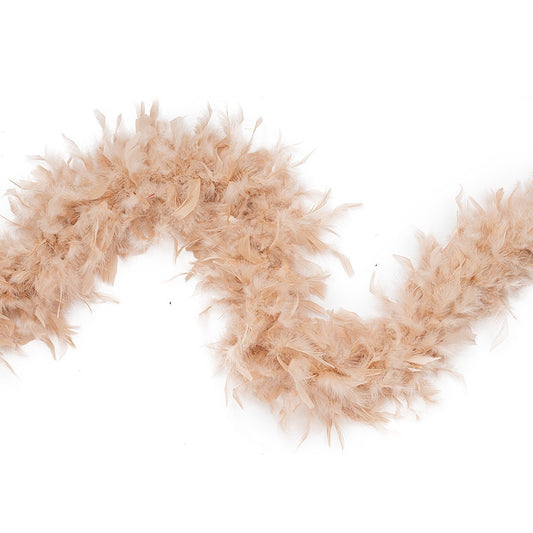 Chandelle Feather Boa - Medium Weight - Beige - Chandelle Boa