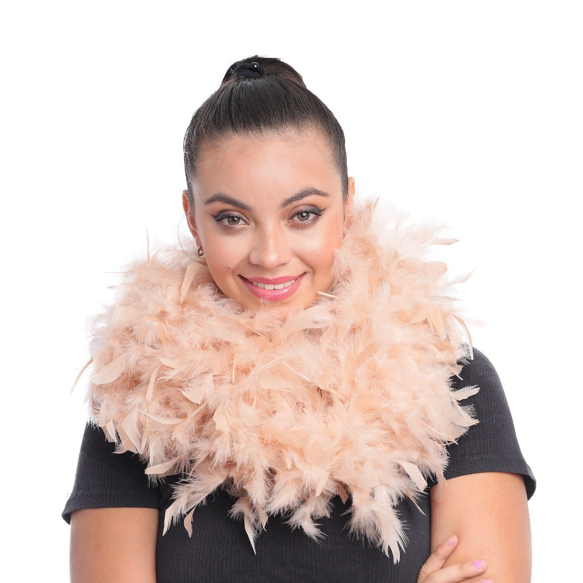 Chandelle Feather Boa - Medium Weight - Beige - Chandelle Boa