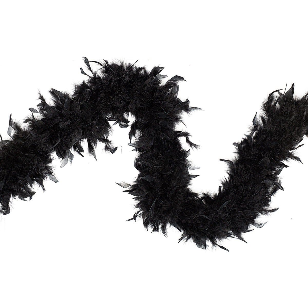 Chandelle Feather Boa - Medium Weight - Black - Chandelle Boa