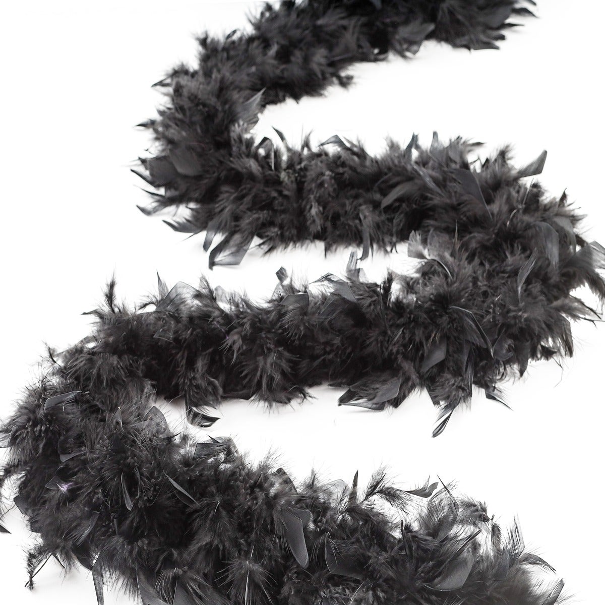 Chandelle Feather Boa - Medium Weight - Black - Chandelle Boa