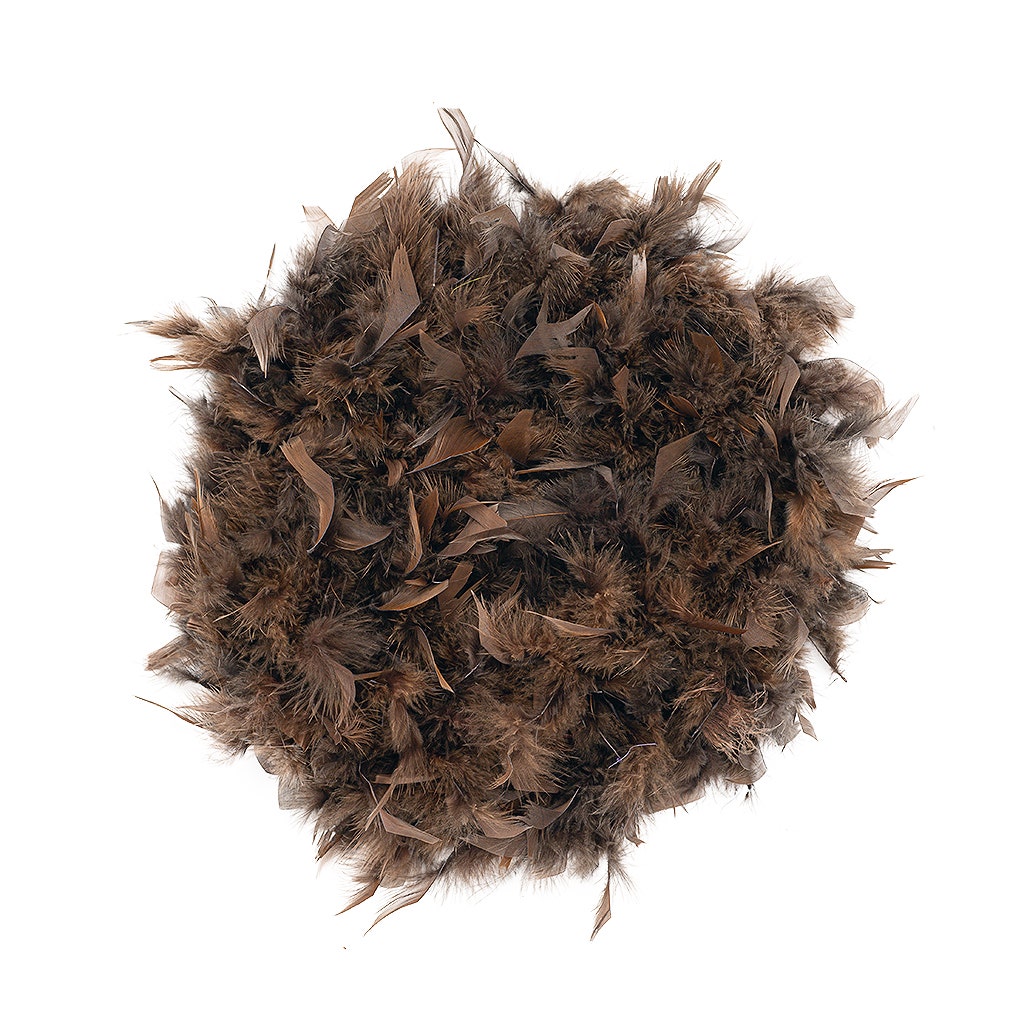 Chandelle Feather Boa - Medium Weight - Brown - Chandelle Boa