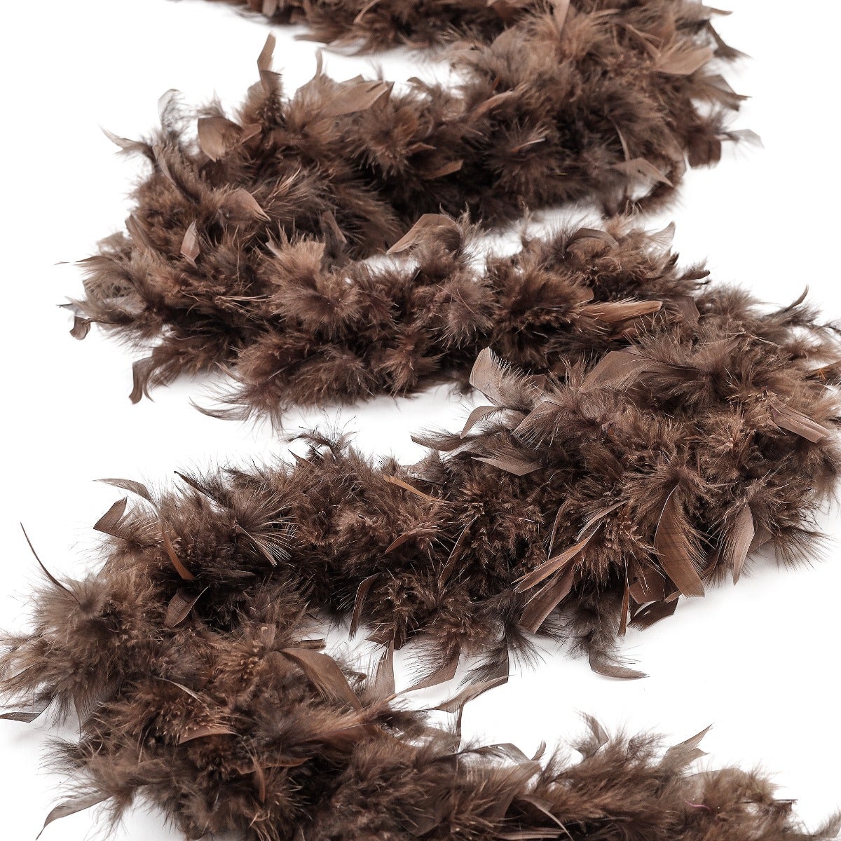 Chandelle Feather Boa - Medium Weight - Brown - Chandelle Boa