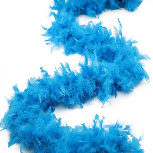 Chandelle Feather Boa - Medium Weight - Dark Turquoise - Chandelle Boa