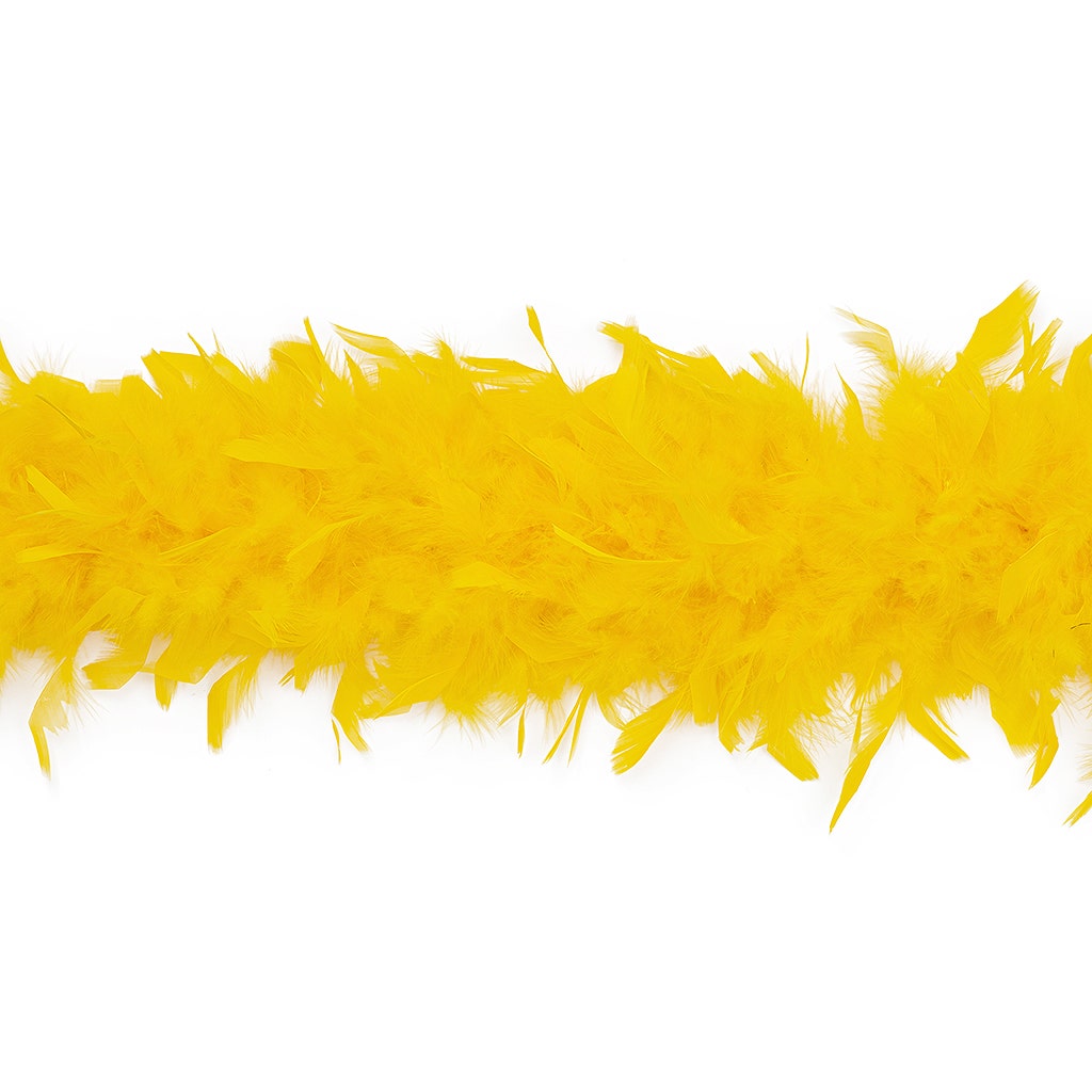 Chandelle Feather Boa - Medium Weight - Gold - Chandelle Boa