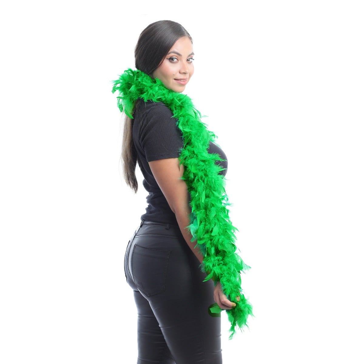 Chandelle Feather Boa - Medium Weight - Kelly - Chandelle Boa