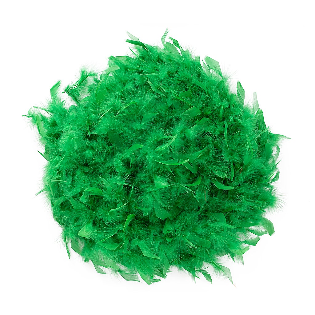 Chandelle Feather Boa - Medium Weight - Kelly - Chandelle Boa