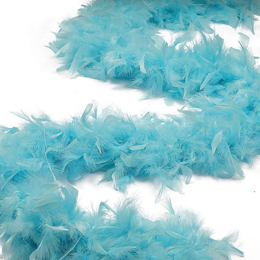 Chandelle Feather Boa - Medium Weight - Light Turquoise - Chandelle Boa