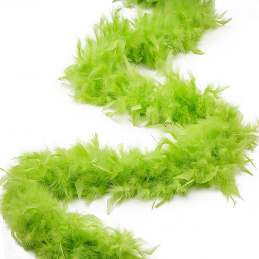 Chandelle Feather Boa - Medium Weight - Lime - Chandelle Boa