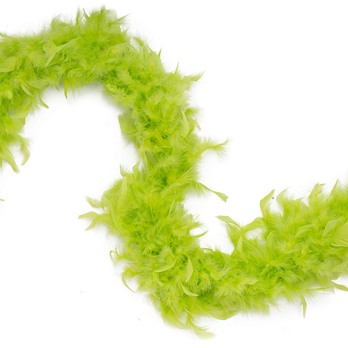 Chandelle Feather Boa - Medium Weight - Lime - Chandelle Boa