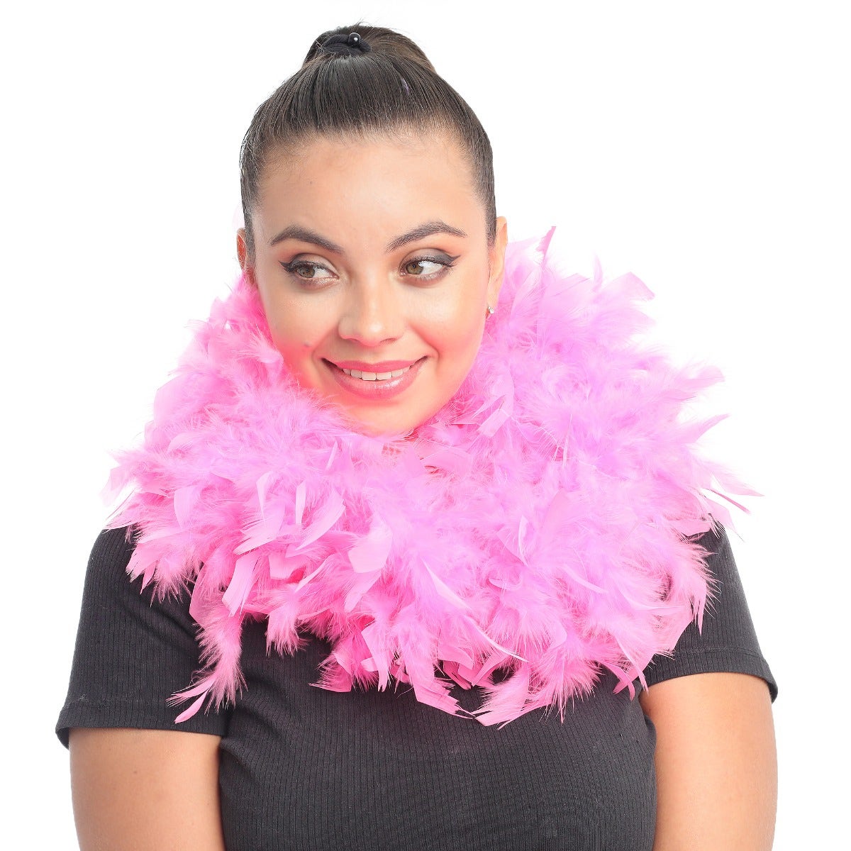 Chandelle Feather Boa - Medium Weight - Pink Orient - Chandelle Boa